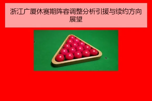 浙江广厦休赛期阵容调整分析引援与续约方向展望